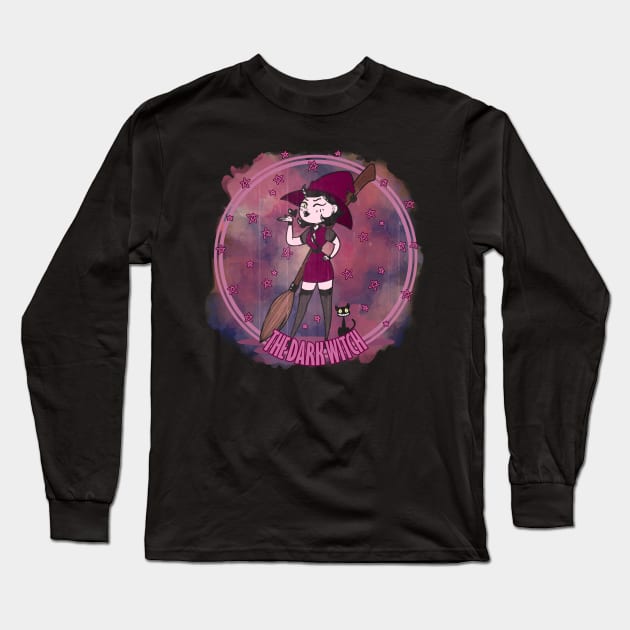 The dark witch Long Sleeve T-Shirt by Meeko_Art